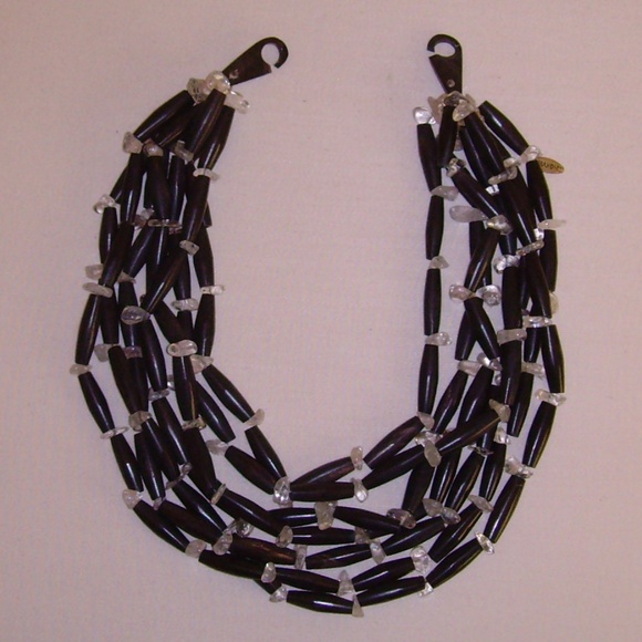 MANOUK Multi-Strand Lucite Necklace - Picture 5 of 12